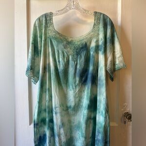 Hand Dyed Antique Nightdress